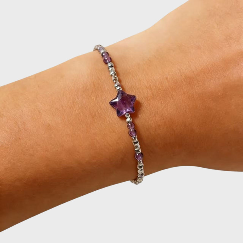 Star Power Amethyst Bracelet