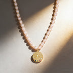 Timeless Pearl Evil Eye Necklace