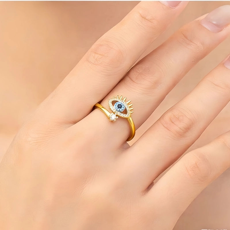 Evil Eye Ring – Spiritual Shield for Daily Energy