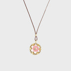 Collier Lotus Rose Porte-Bonheur