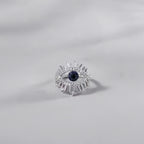 Starlight Evil Eye Ring – Courage, Protection & Fortune