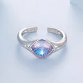 Colorful Evil Eye Open Ring - Protection & Strength