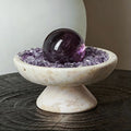 Natural Amethyst Desk Decor – Meditation Crystal for Peace & Positive Energy