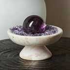 Natural Amethyst Desk Decor – Meditation Crystal for Peace & Positive Energy