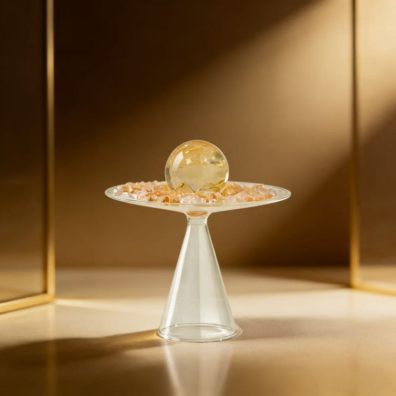 Natural Citrine Ornament- Wealth Attraction & Positive Energy