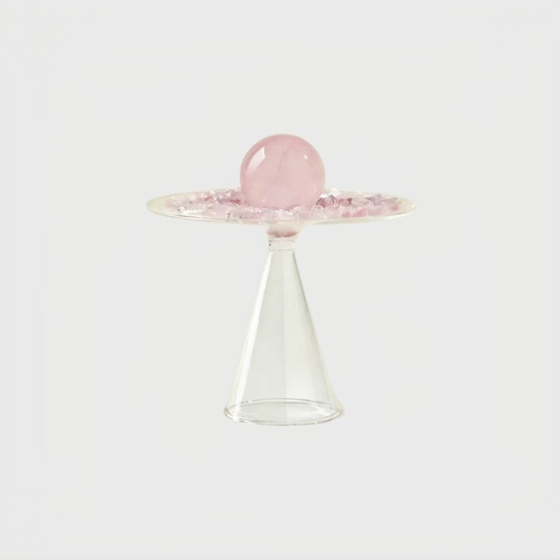 Natural Rose Quartz Home Decor - Love & Peace