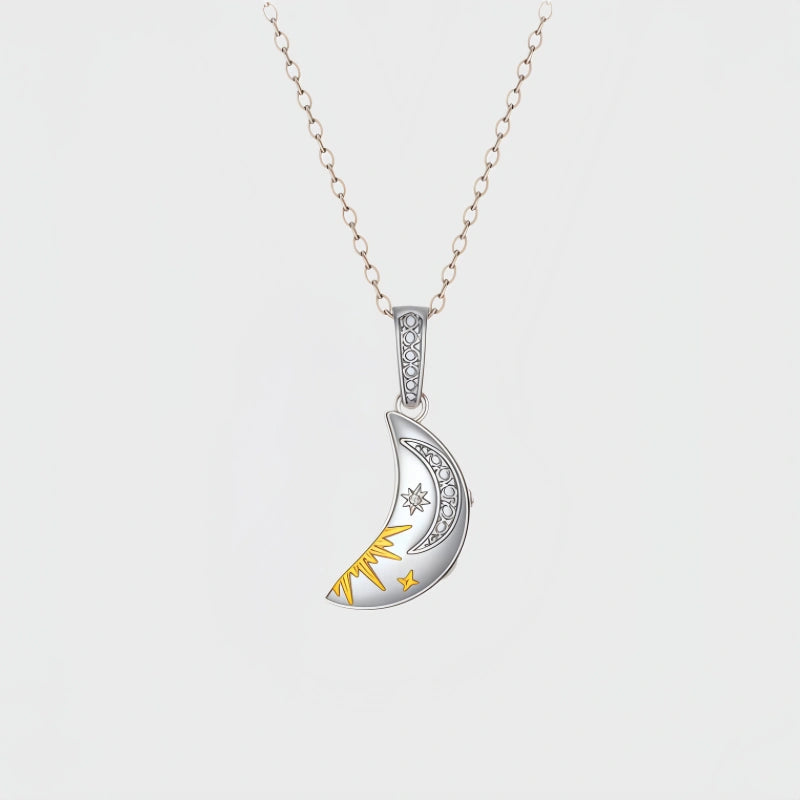 Lovers Moon & Star Necklace