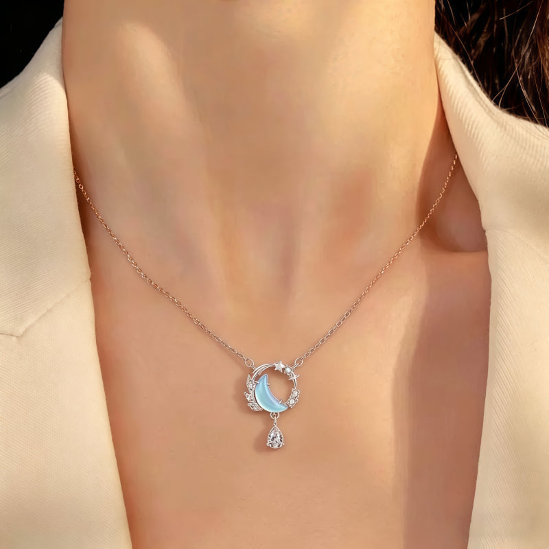 Forever Love Moon & Star Necklace