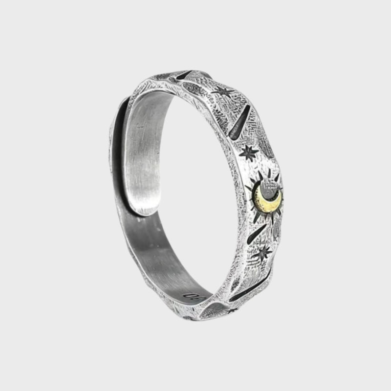 Starry Moon Ring – Brings Good Luck & Positive Energy