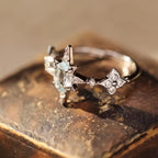 Polaris Aqua Star Ring – Fortune Boosting Crystal Jewelry