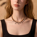 Lagoon Pearl Warding Evil Eye Necklace