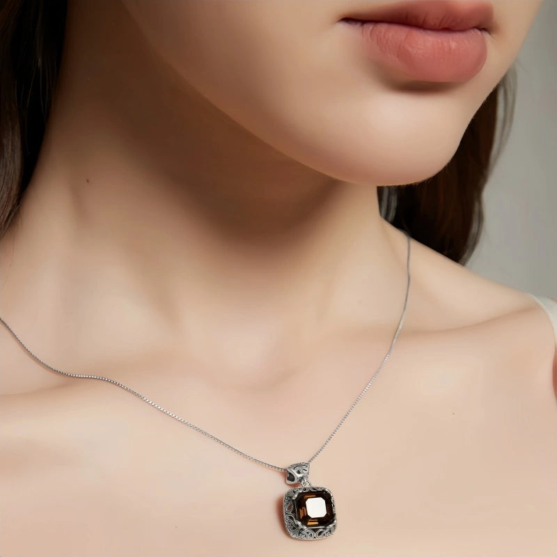 Enchanted City Natural Crystal Necklace
