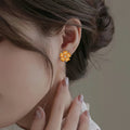 Boucles d'oreilles en cristal naturel Aurelia Spark