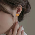 Boucles d'oreilles en cristal naturel Aurelia Spark
