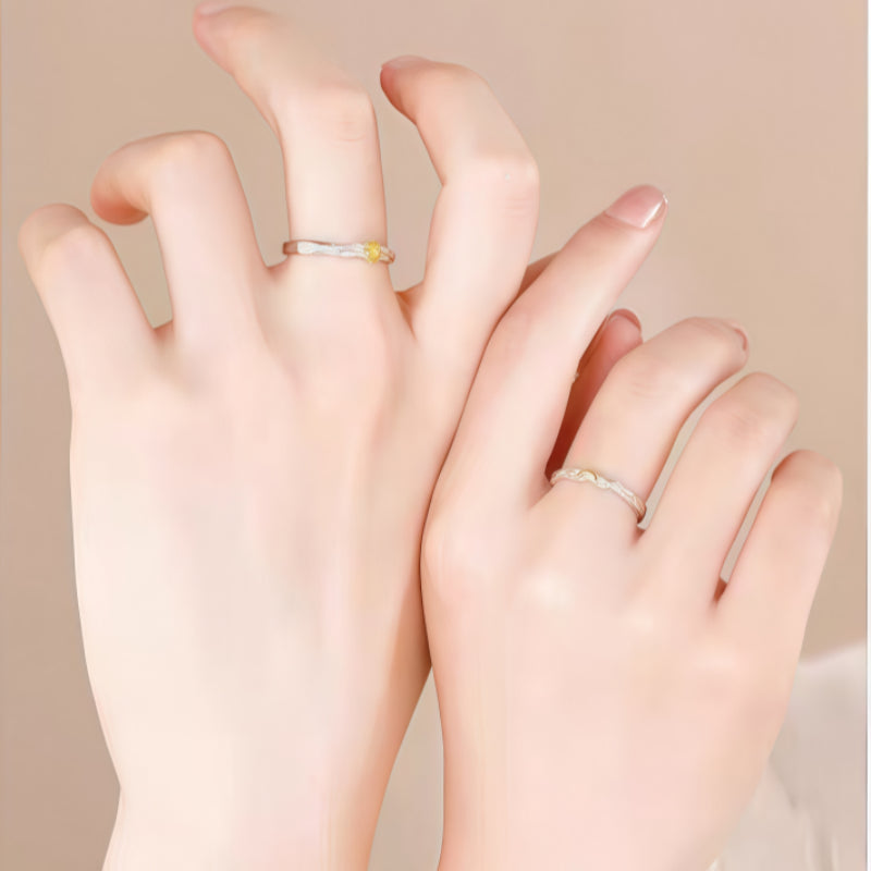 Sun & Star Ring – Luck That Follows You Day and Night