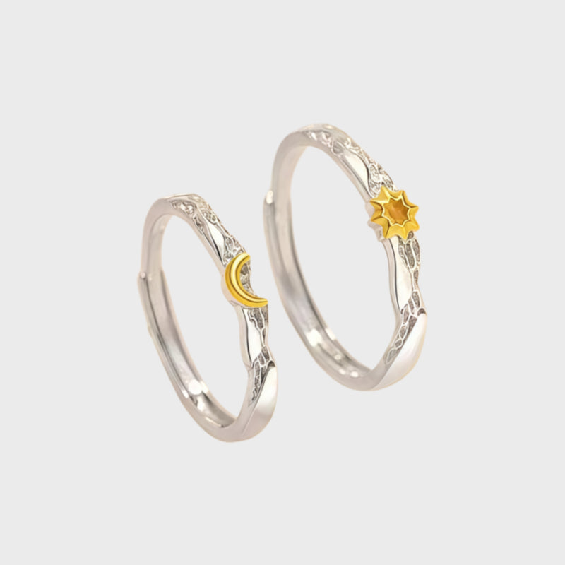 Sun & Star Ring – Luck That Follows You Day and Night