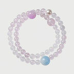 Spring Snow Natural Crystal Bracelet