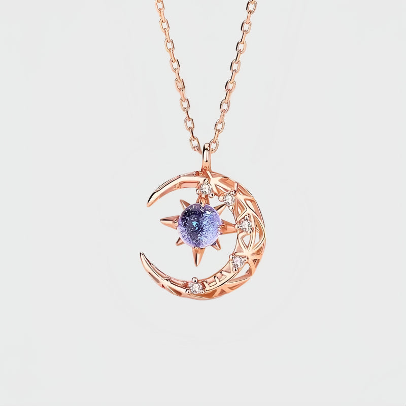 Lunapulse Moon & Star Necklace