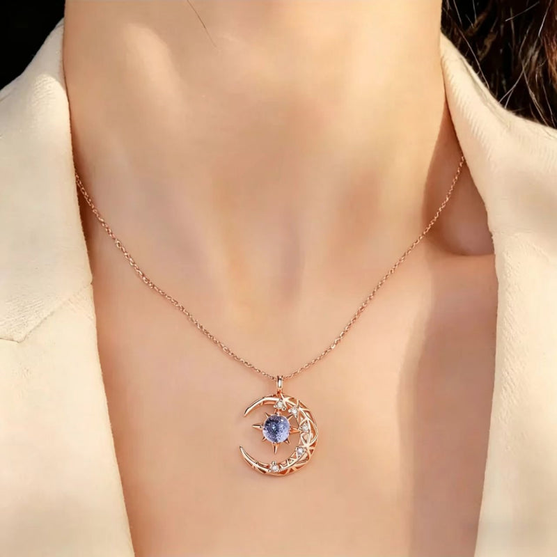 Lunapulse Moon & Star Necklace
