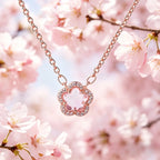 Starlight Sakura Natural Crystal Necklace