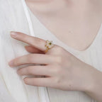 Hotan Jade Plum Blossom Ring – Timeless Luck, Gentle Peace