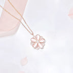 Pink Sakura Bloom Necklace