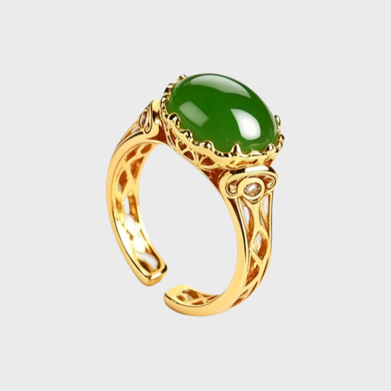 Hetian Jade Lucky Ring – A Touch of Fortune for Every Day