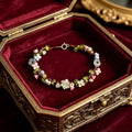 Handmade Floral Braided Bracelet