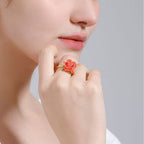 Rose Night Whisper Ring - Love Ring