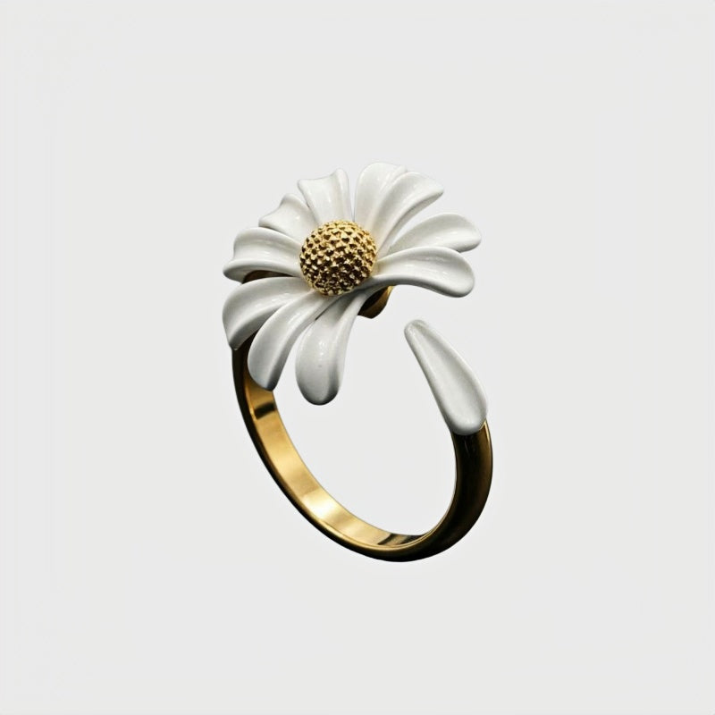 New Sunny Daisy Open Ring -  Innocence Ring
