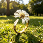 New Sunny Daisy Open Ring -  Innocence Ring