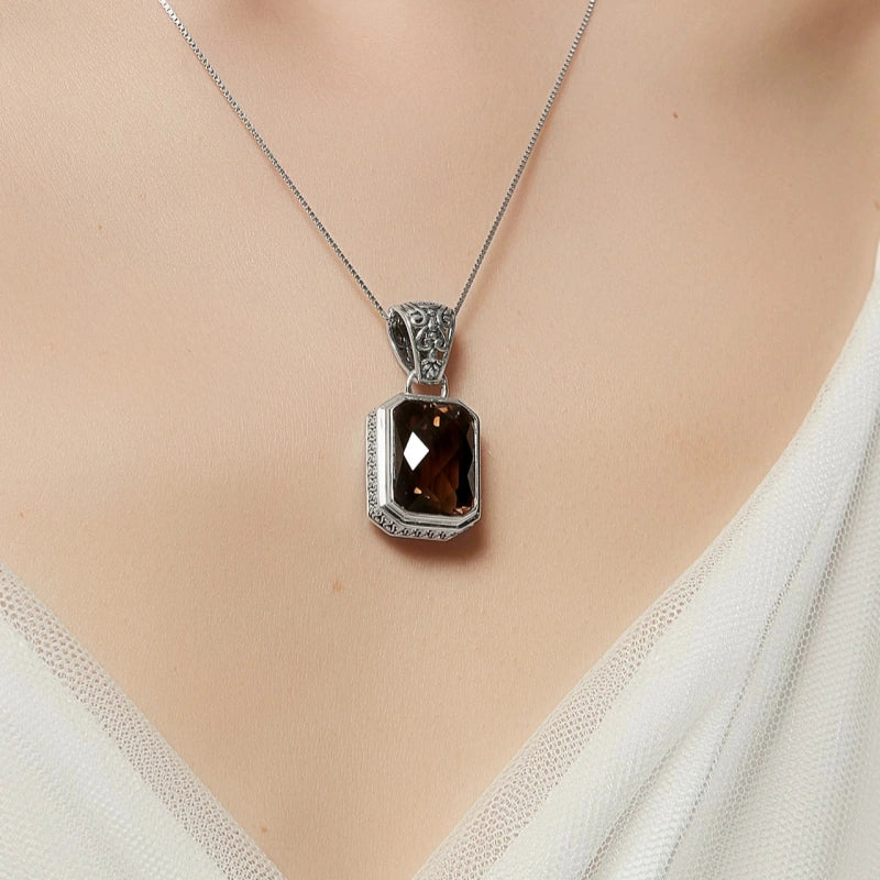 Guardian Angel Natural Crystal Necklace