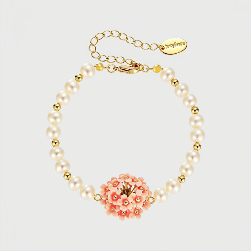 Sakura Bloom Pearl Bracelet