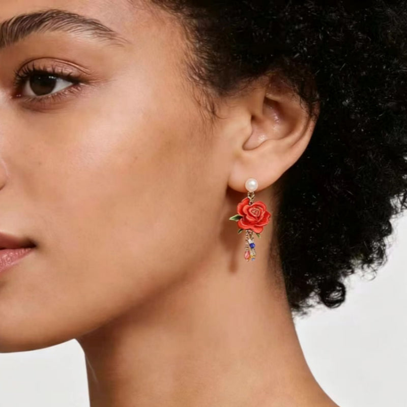 Rose Cordis Earrings