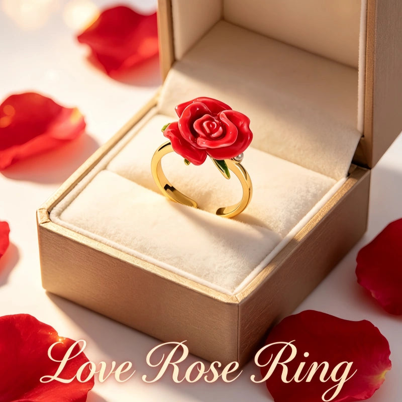 Bague Chuchotement de Nuit Rose - Bague d'Amour