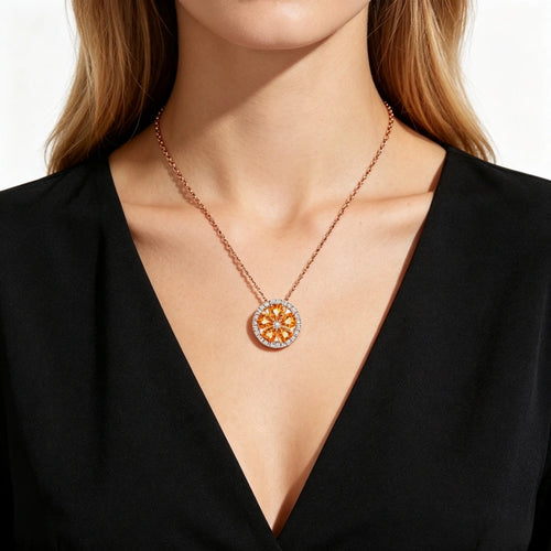 Collier en cristal naturel Bloom Toward Light