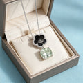 Collier en Cristal Naturel Verdant Bloom