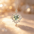 Collier en cristal naturel Givre Éthéré