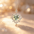 Collier en cristal naturel Givre Éthéré