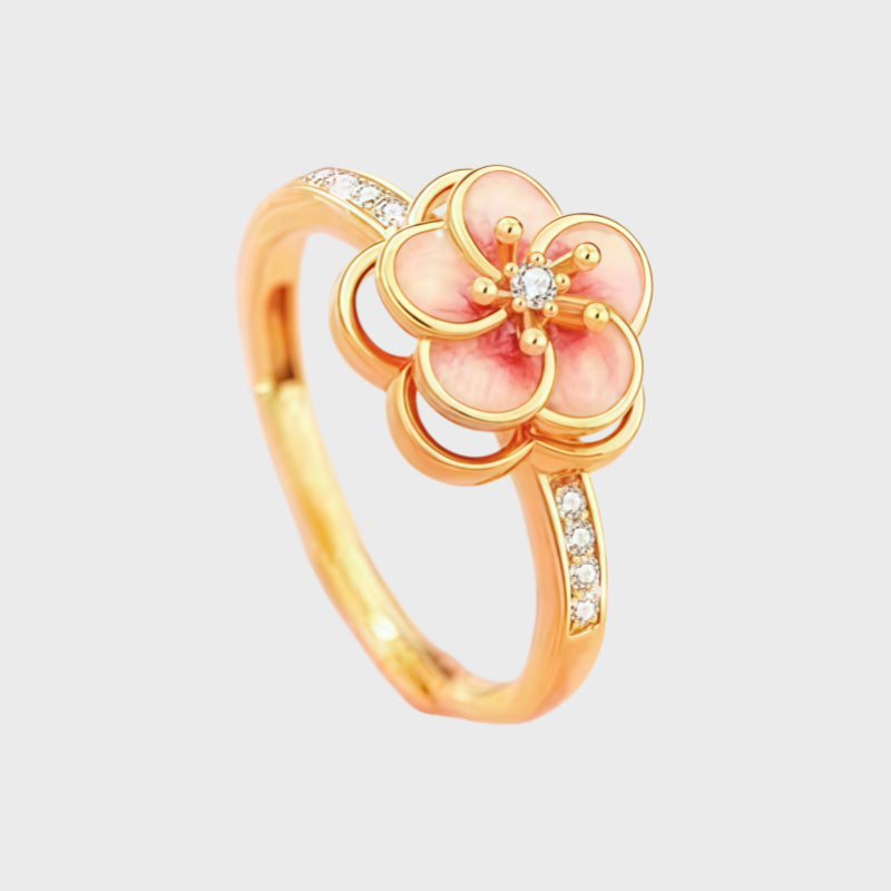 Romance Rotate Sakura Ring - Purity Ring