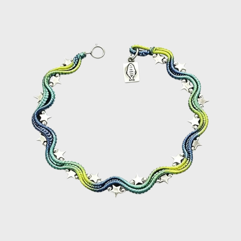 Tiny Fish Star Weave Bracelet