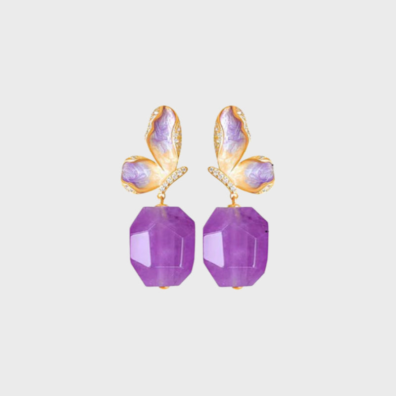 Tranquil Insight Natural Crystal Earrings