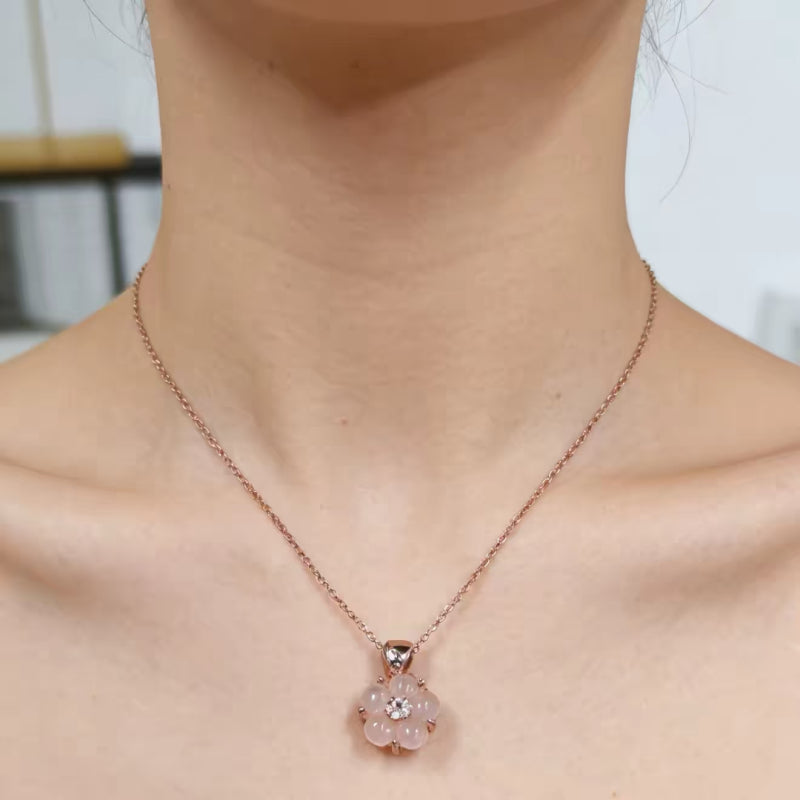 Serene Selflove Natural Crystal Necklace