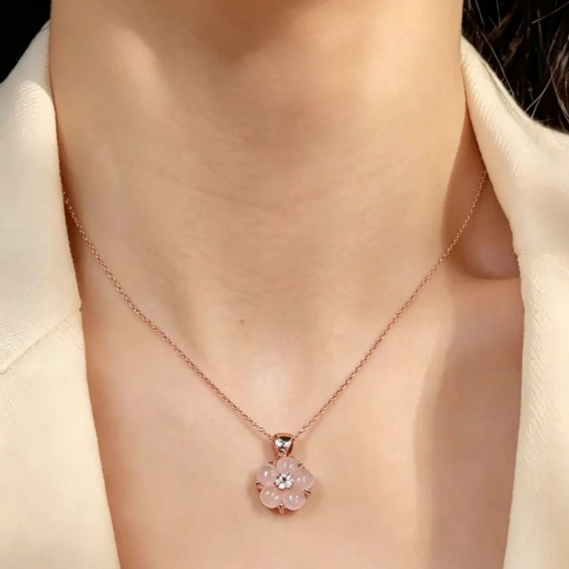 Serene Selflove Natural Crystal Necklace