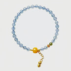 Bracelet Aigue-Marine Naturelle Petit Ours