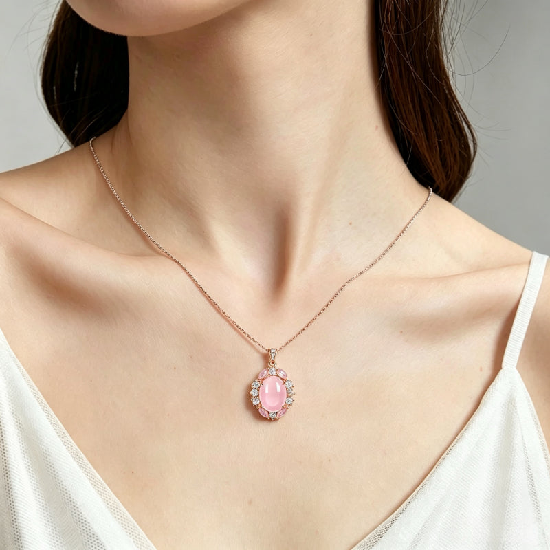 Royal Castle Natural Crystal Necklace