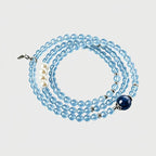 Mermaid's Tears Aquamarine Wrap Bracelet