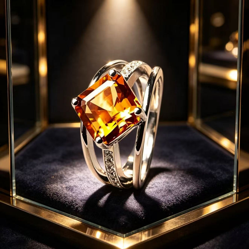 Golden Citrine Ring – Wealth Magnet, Fortune Keeper