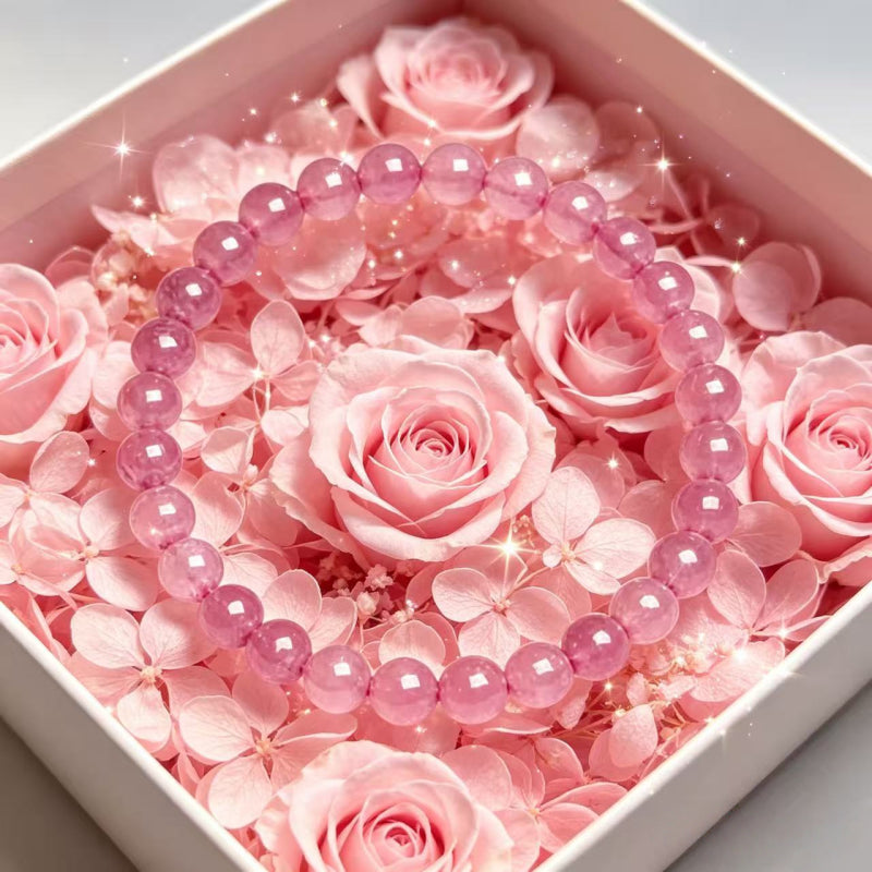 Rose Love Natural Crystal Bracelet