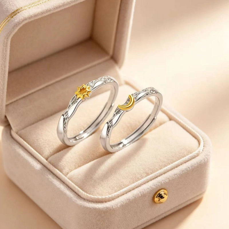 Sun & Star Ring – Luck That Follows You Day and Night